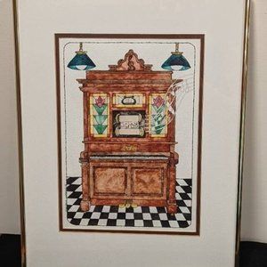 Framed Piano Print by Donna Pierce Campbell 13 x 17 inch